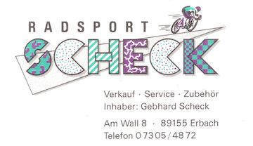 Radsport - Scheck